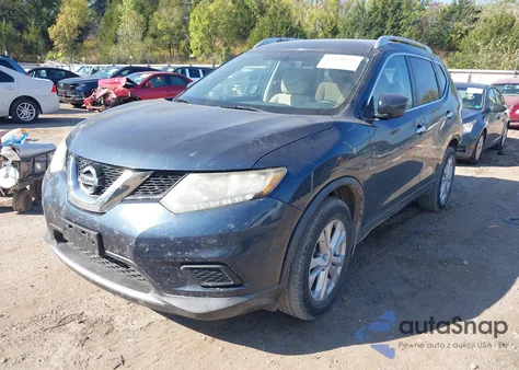 2016 Nissan Rogue Sv z USA, uszkodzony, nr VIN KNMAT2MTXGP606855